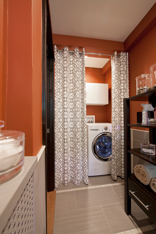 Modern Curtain Ideas Laundry Room Contemporary with Curtain Divider Curtain Rod