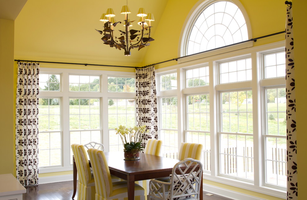 Modern Curtain Rods Dining Room Traditional with Crown Molding Dining Chairs