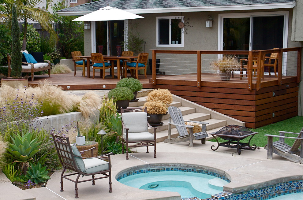 Modern Deck Railing Deck Contemporary with Concrete Pool Surround Contemporary