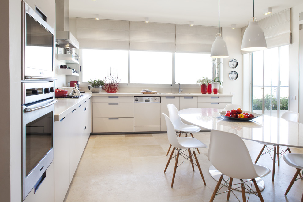 Modern Dining Sets Kitchen Modern with Bell Pendant Lights Ceiling