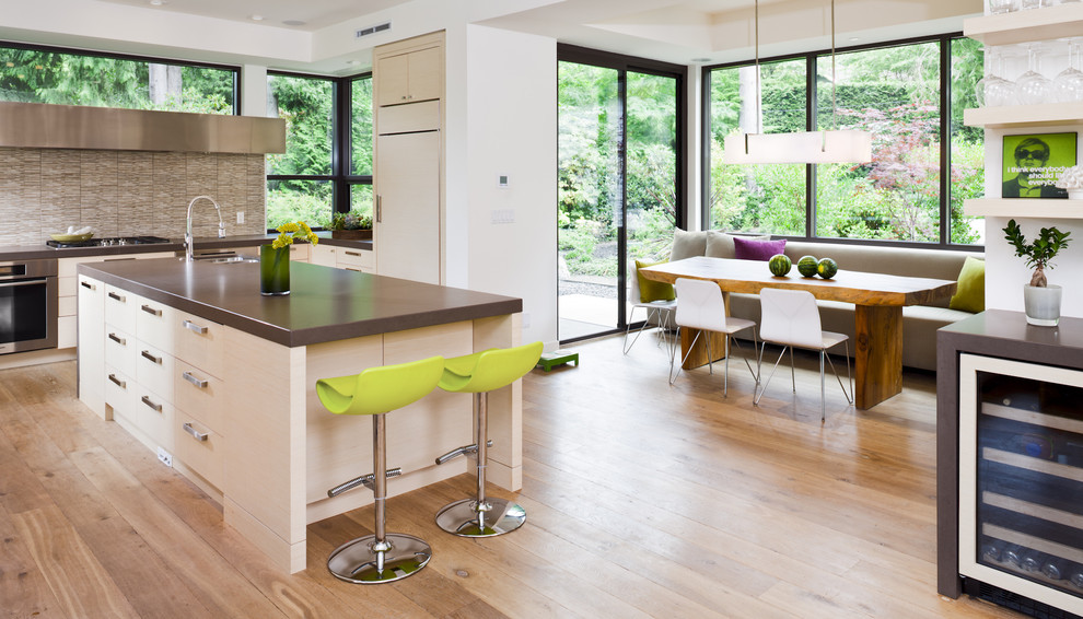 Modern Drawer Pulls Kitchen Contemporary with Andy Warhol Banquette Box