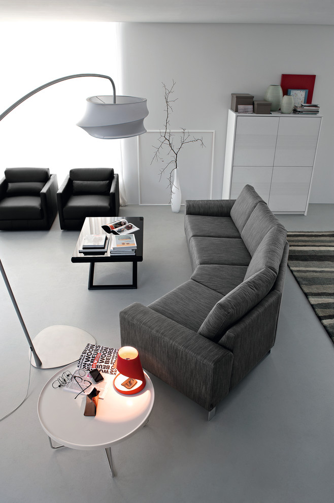 Modern Fabric Sectional Living Room Modern with Dakota Coffee Table Fabric