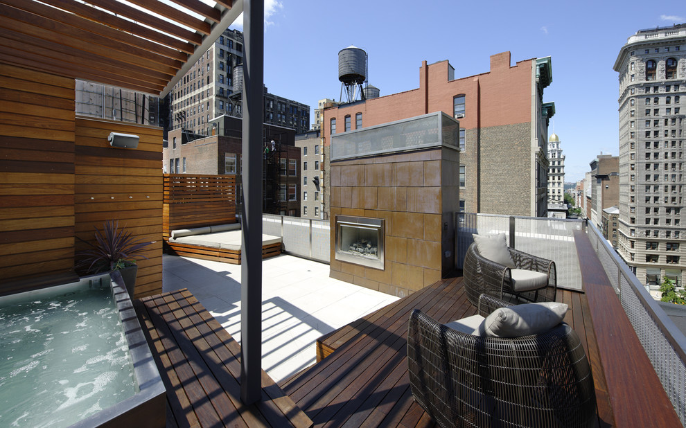 Modern Furniture Nyc Patio Contemporary with Built in Seating Hot