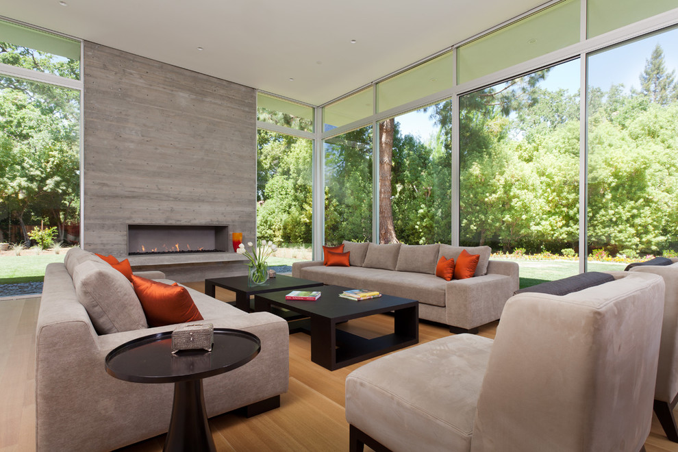 Modern Gas Fireplace Living Room Modern with Amazing Black Coffee Table