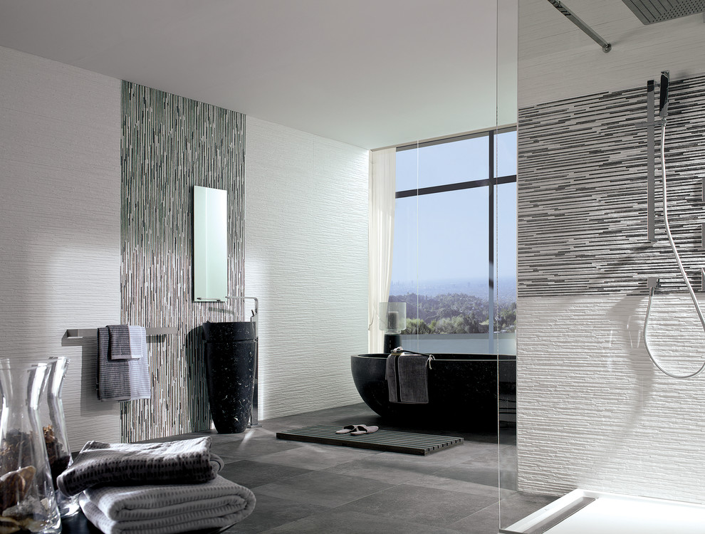 Modern Interior Doors Bathroom Contemporary with Contemporary Wall Tile 