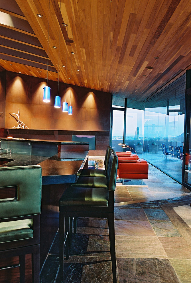 Modern Kitchen Cabinet Kitchen Contemporary with Bar Seating Bar Stools