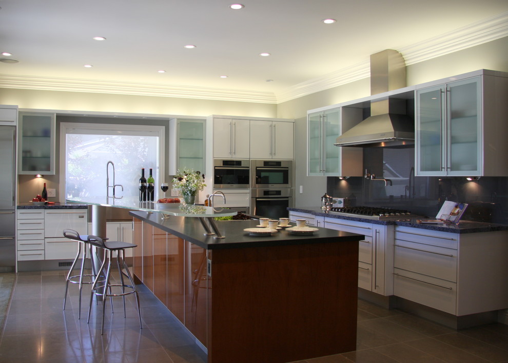 Modern Kitchen Faucets Kitchen Contemporary with Barstools Bay Area Breakfast1