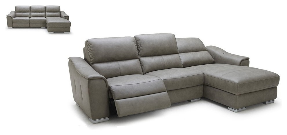Modern Leather Sectional Spaces Modern with Leather Sectional Sofa Modern