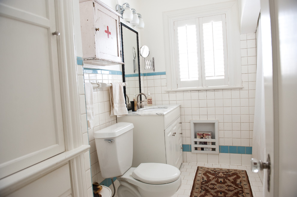 Modern Magazine Rack Bathroom Eclectic with Antique Rug Bathroom Tile1