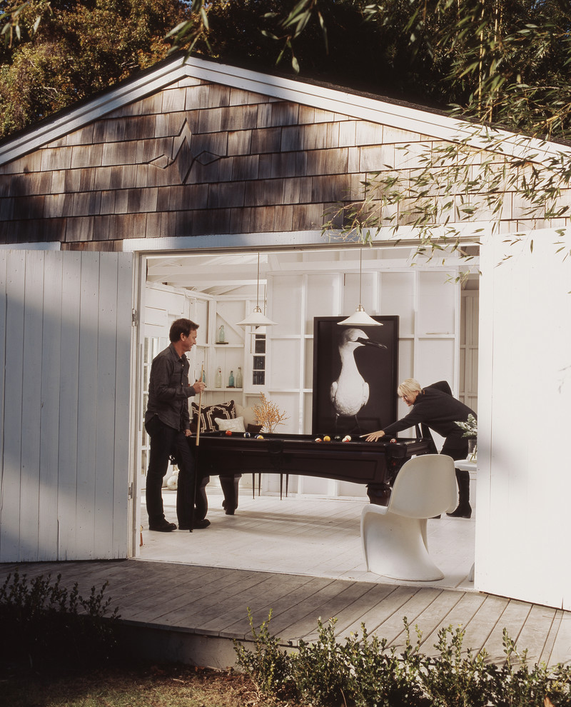 Modern Pool Tables Garage and Shed Beach with Barn Doors Black And1