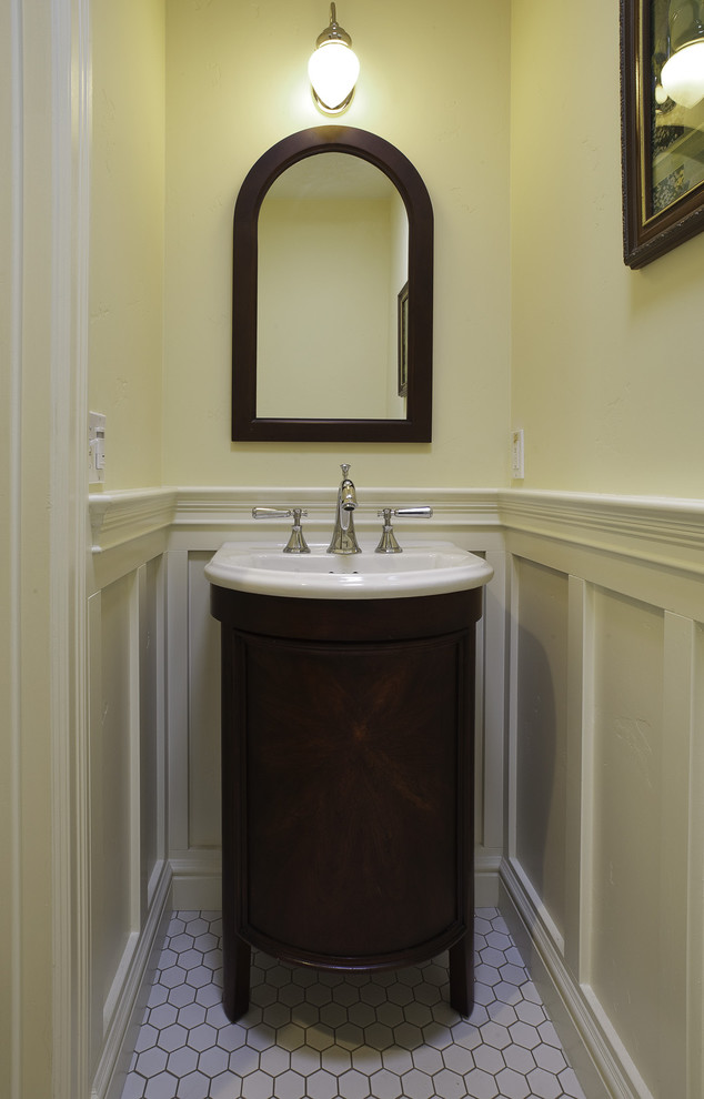 Modern Powder Room Vanity Powder Room Craftsman with Bathroom Bay Area Architect