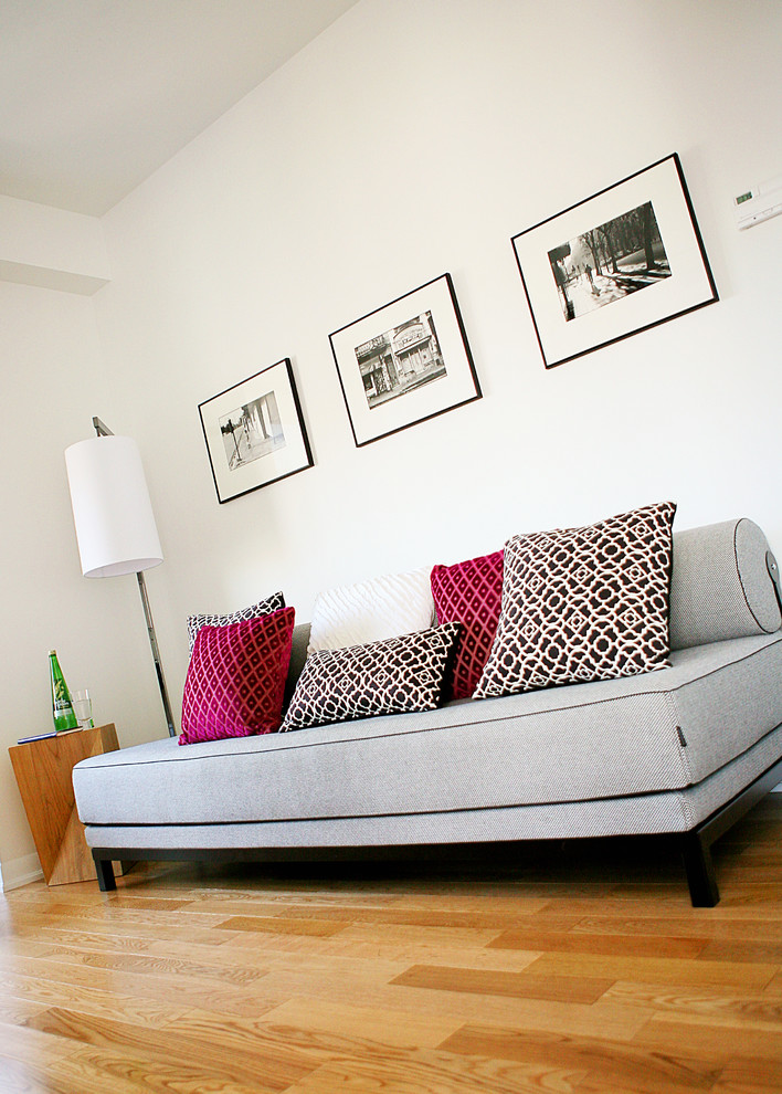 Modern Sofa Sleeper Living Room Contemporary with Black Black and White