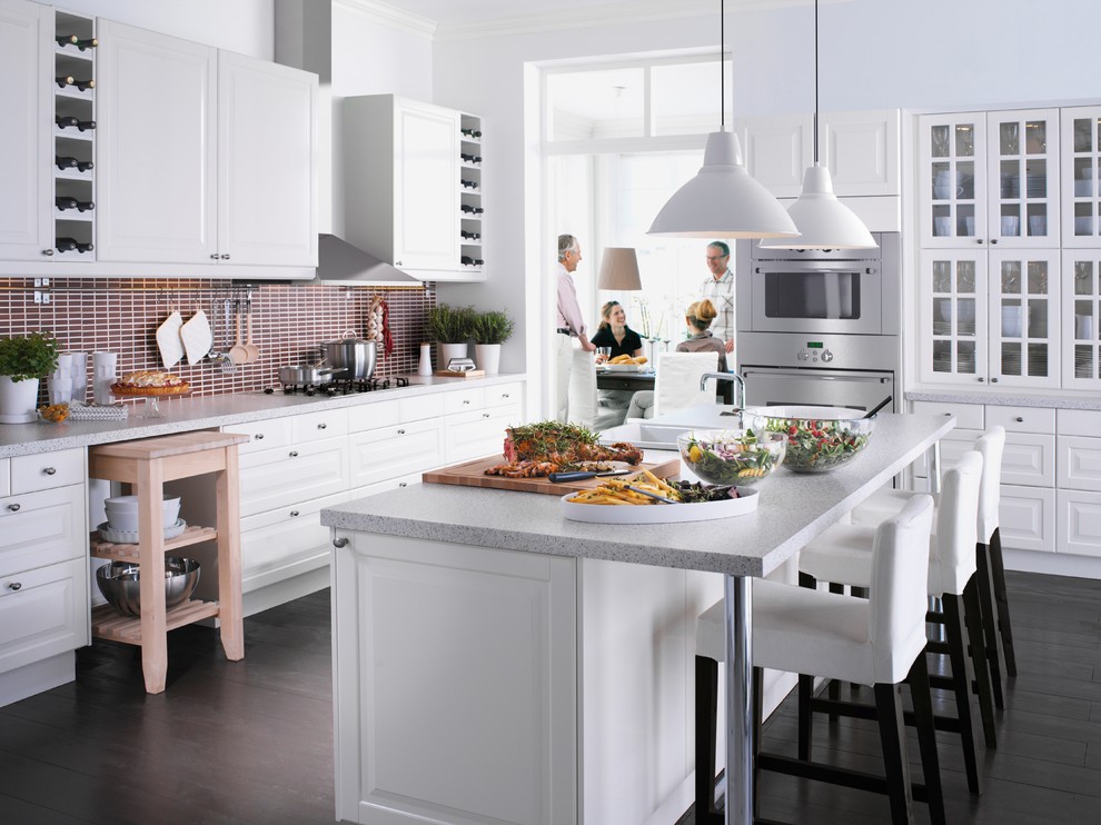 Modern Stair Railings Kitchen Contemporary with None 