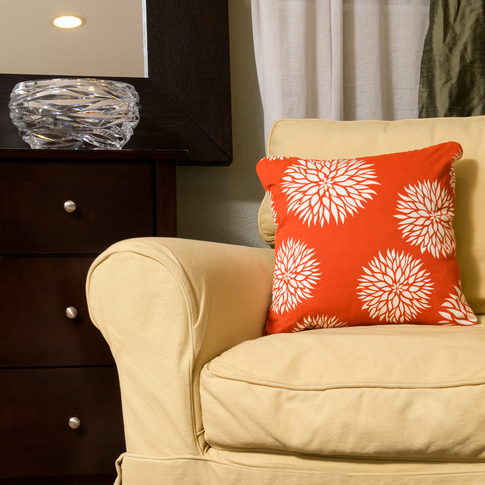 Modern Throw Pillows Spaces with Dahlia Pillows Eco Friendly