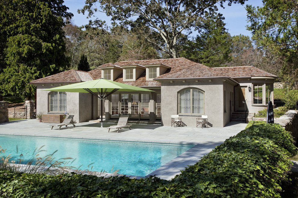 Modern Umbrella Stand Patio Modern with Arched Windows Concrete Dormers
