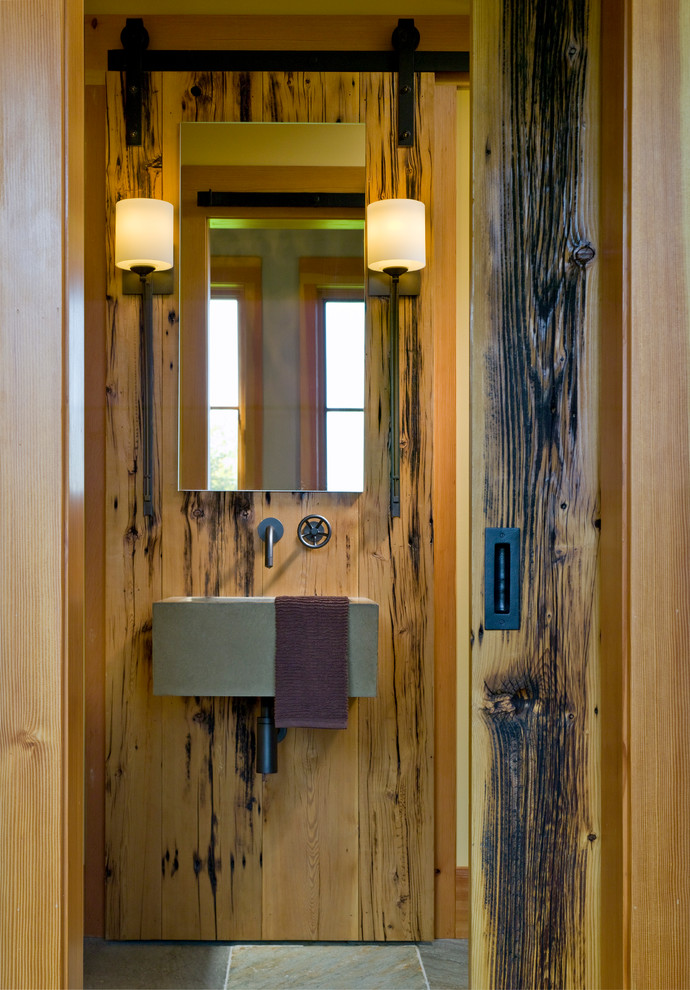 Modern Wall Sconces Powder Room Rustic with Barn Door Hardware Barn
