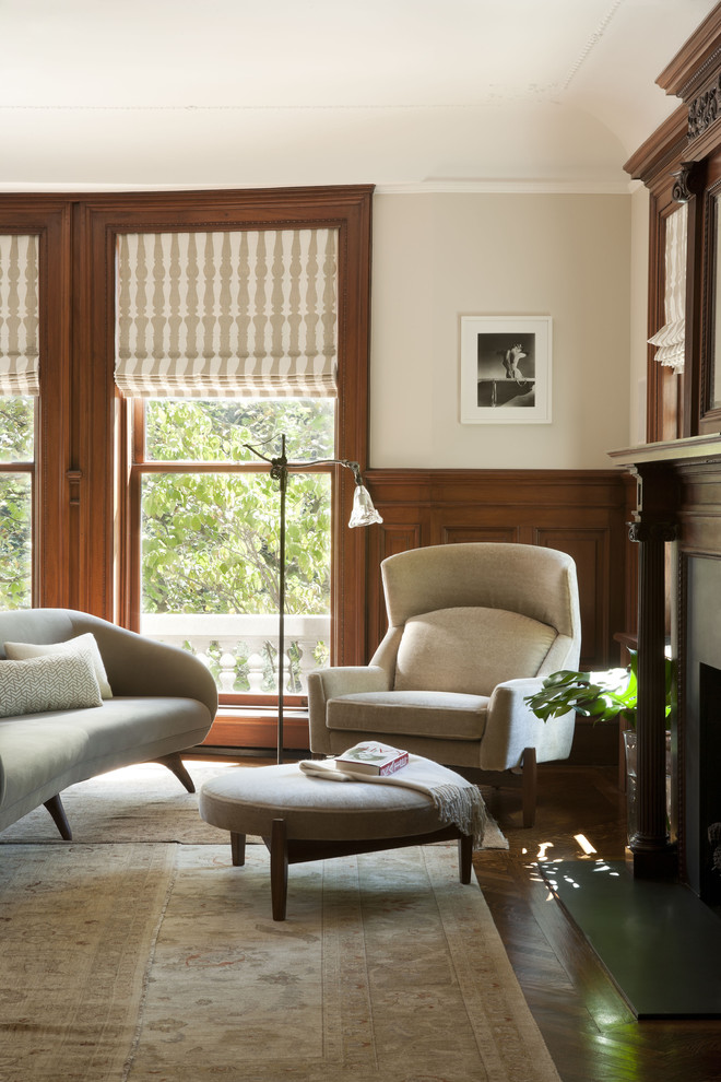 Modern Window Coverings Living Room Modern with Arm Chair Balcony Balustrade