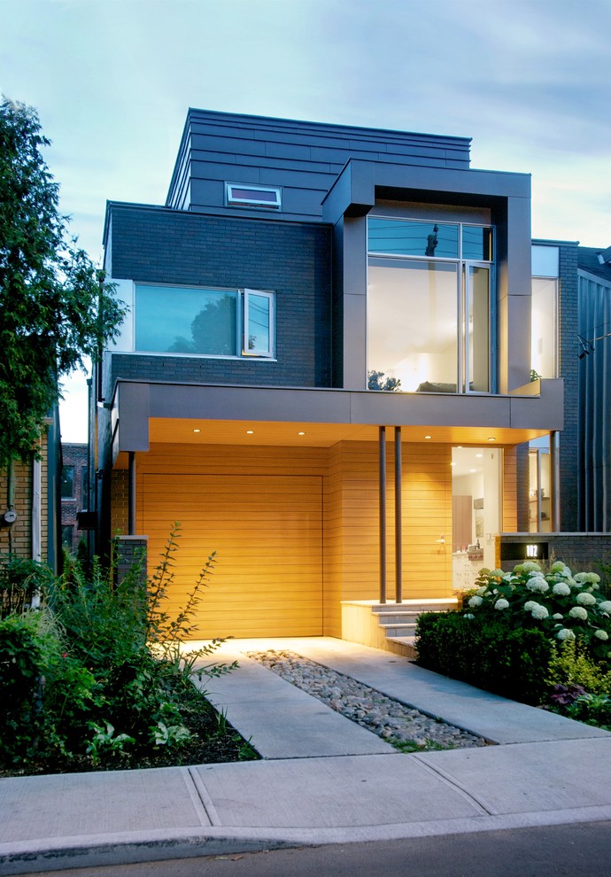 Modern Wood Siding Exterior Contemporary with Contemporary Facade Covered Entry