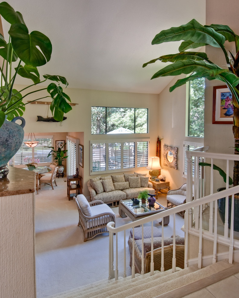 Modular Coffee Table Living Room Tropical with None 