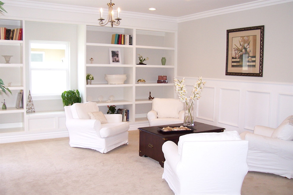 Morning Room Furniture Living Room Traditional with Bookcase Bookshelves Built In