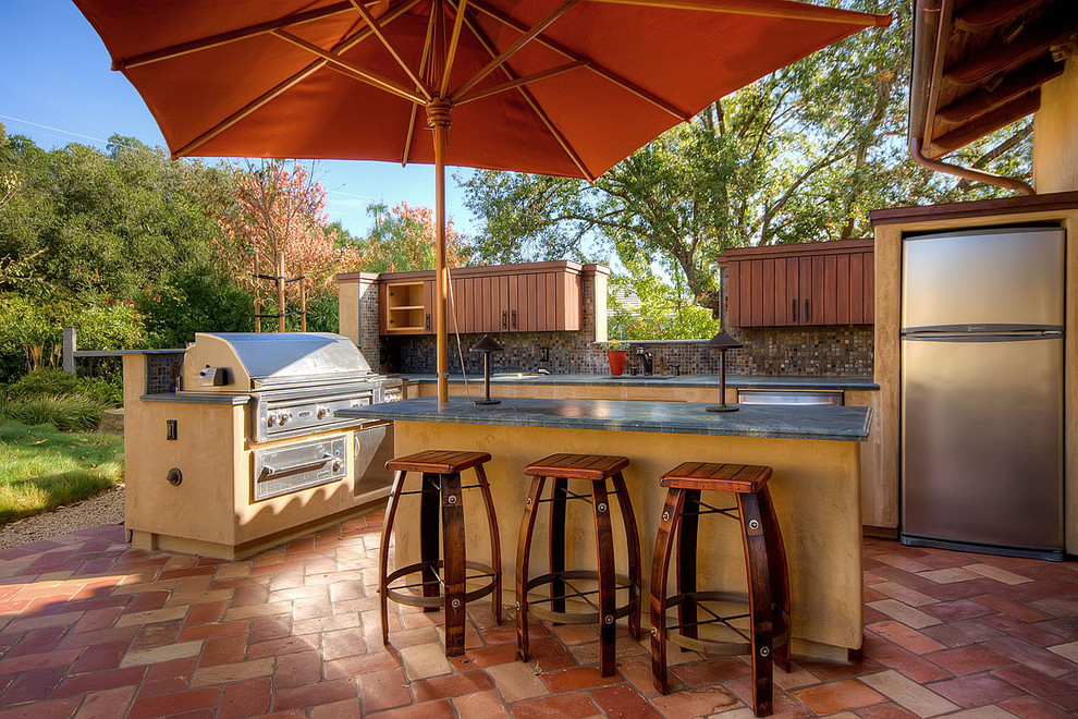 Mr Bar Stool Patio Contemporary with Barbecue Built in Storage