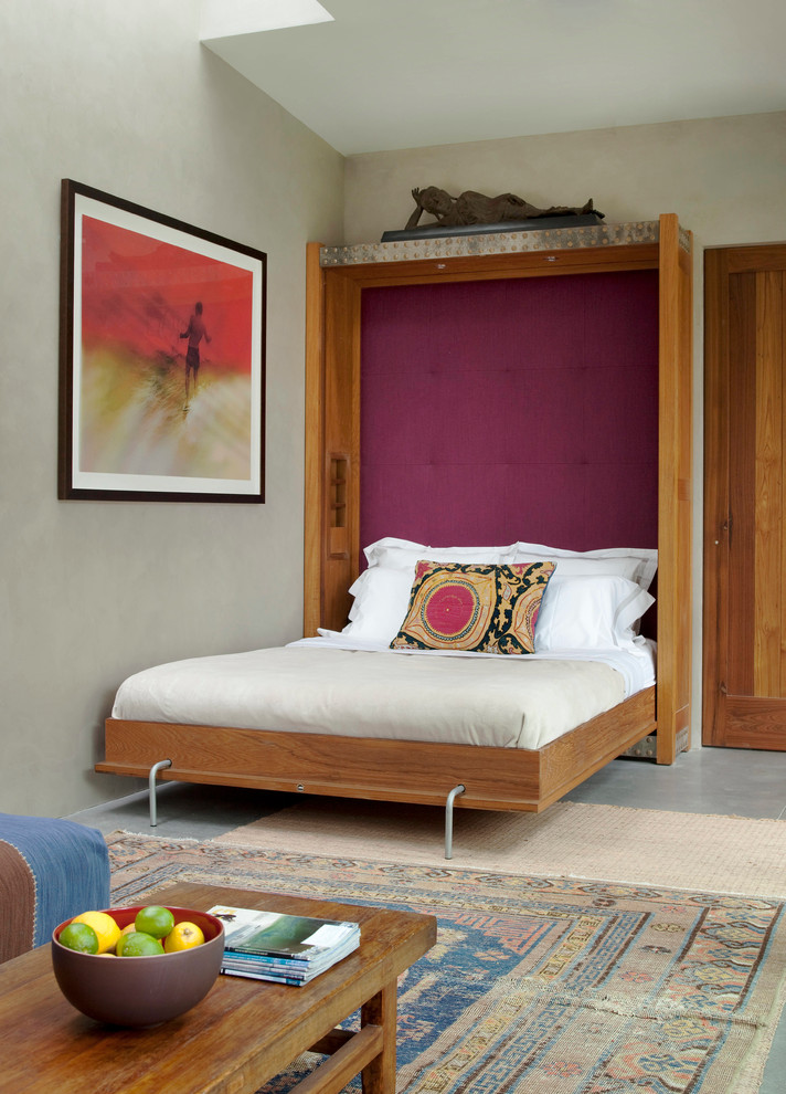 Murphy Beds Ikea Bedroom Eclectic with Embroidered Rug Framed Artwork