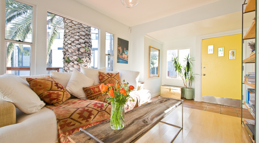 Narrow Coffee Table Living Room Contemporary with Bright Bright Room Bungalow