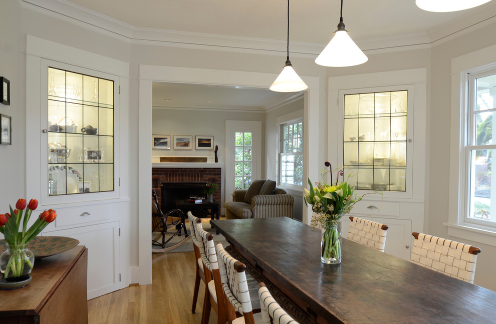 Narrow Dining Tables Dining Room Traditional with Built in Cabinet Built in China