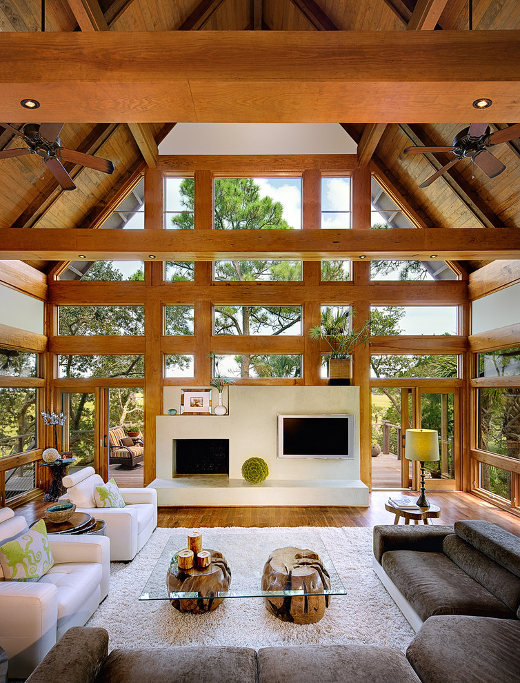 Natural Wood Coffee Tables Living Room Contemporary with Area Rug Arm Chairs