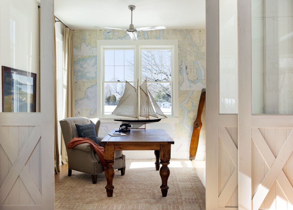 Nautical Living Room Ideas Home Office Beach with Area Rug Ceiling Fan
