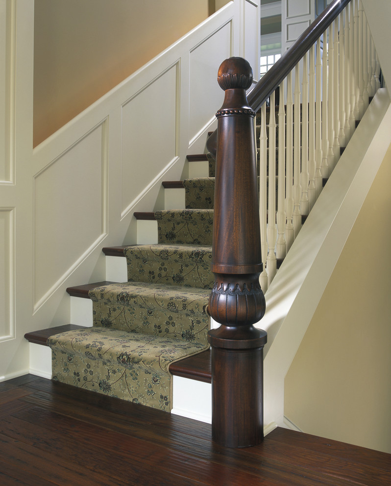 Newel Posts for Stairs Staircase Traditional with None 1