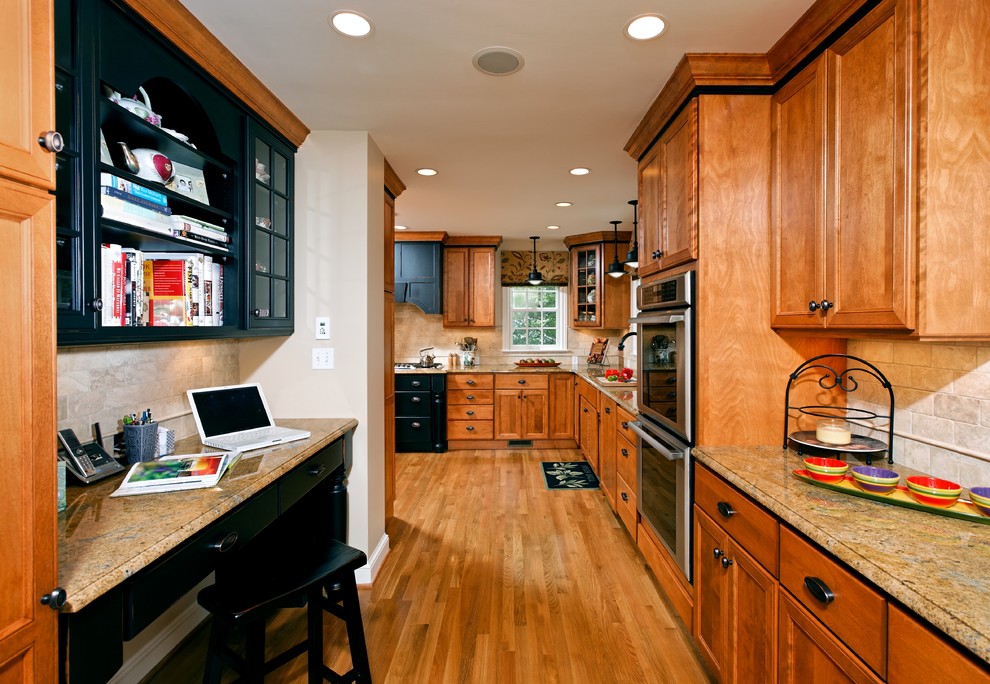 Oak Cabinets Kitchen Kitchen Traditional with Black Cabinets Bookshelves Built
