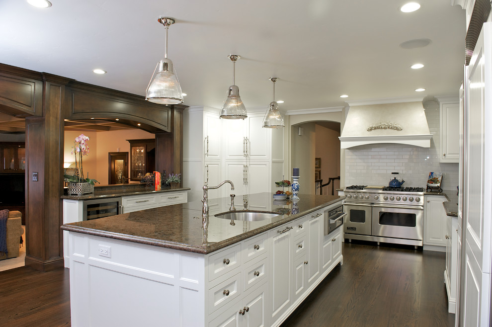 Oak Kitchen Cabinets Kitchen Traditional with Custom Cabinetry Large Island