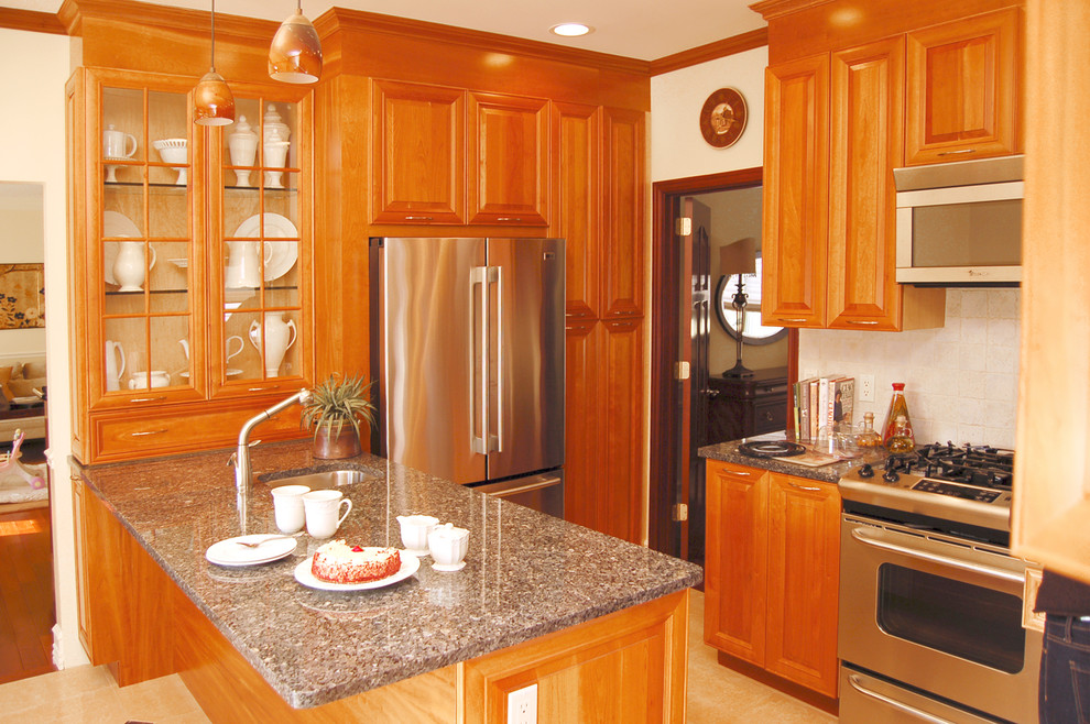 Oak Kitchen Cabinets Kitchen Traditional with Cherry Cabinetry Collection Dining