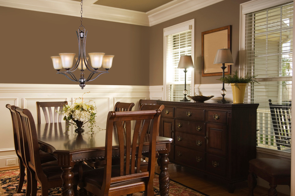 Oil Rubbed Bronze Chandelier Dining Room Craftsman with Bronze Chandelier Casual Dining1