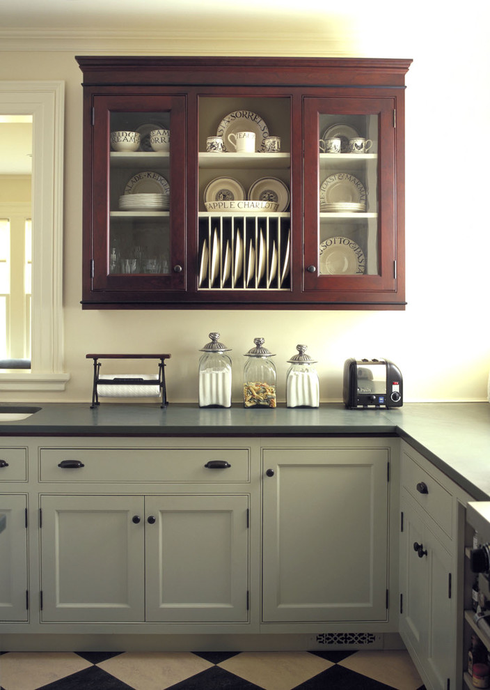 Old Fashioned Kitchen Cabinets Kitchen Traditional with Apothecary Jars Black And