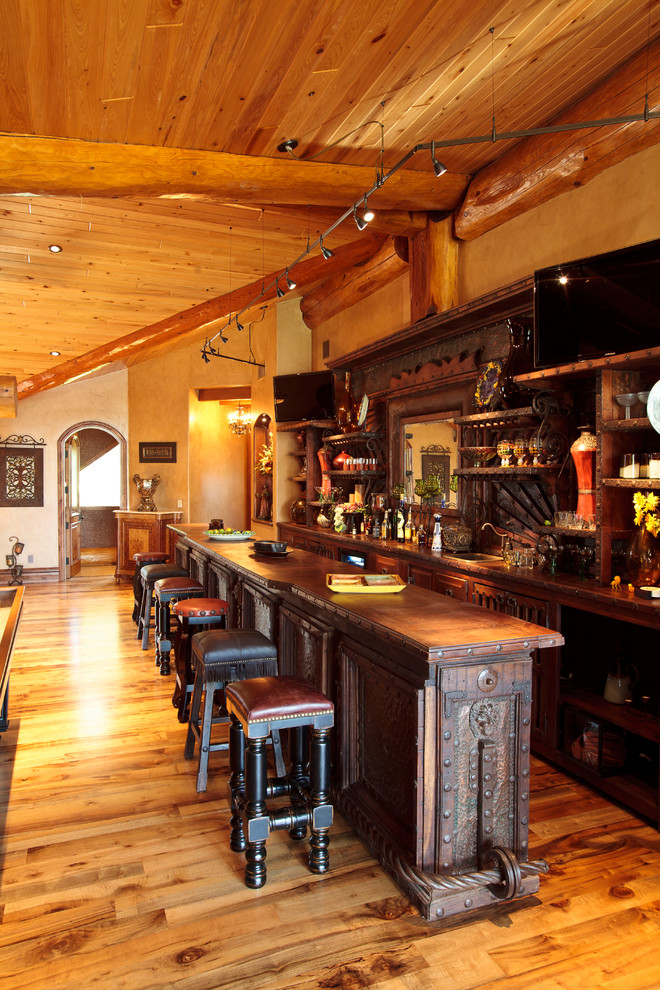 Old World Bar Stools Home Bar Rustic with Arched Doorway Bar Dark