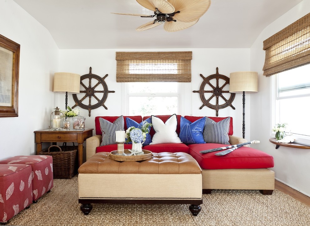 Ottoman with Wheels Living Room Contemporary with None 