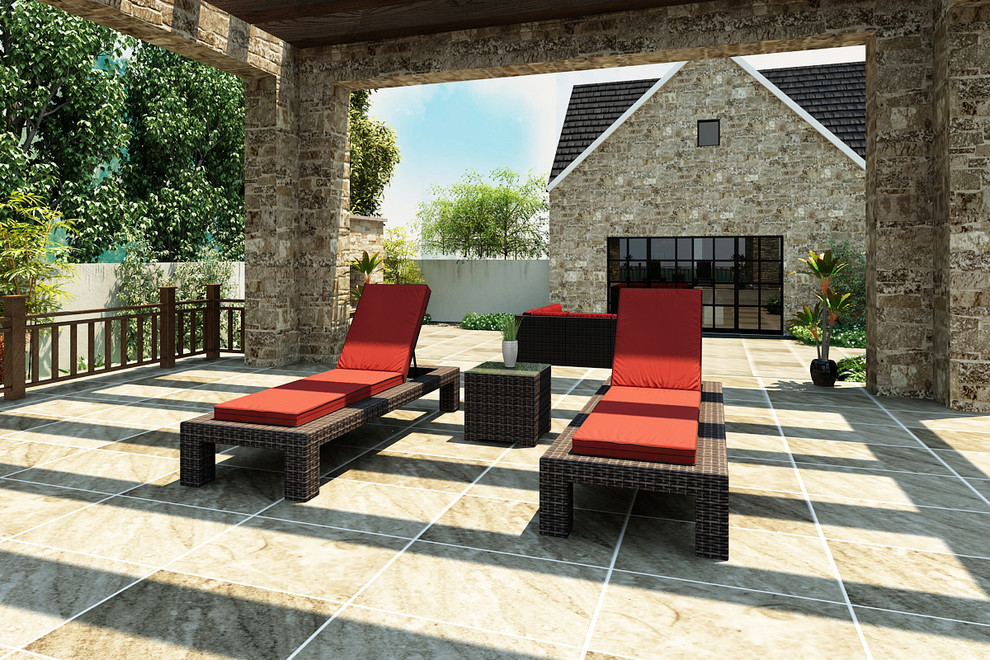 Outdoor Chaise Lounge Chairs Patio Contemporary with 3 Piece Capistrano Chaise1