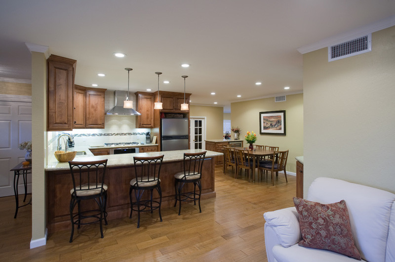 Outdoor Covered Patios Kitchen Traditional with None 