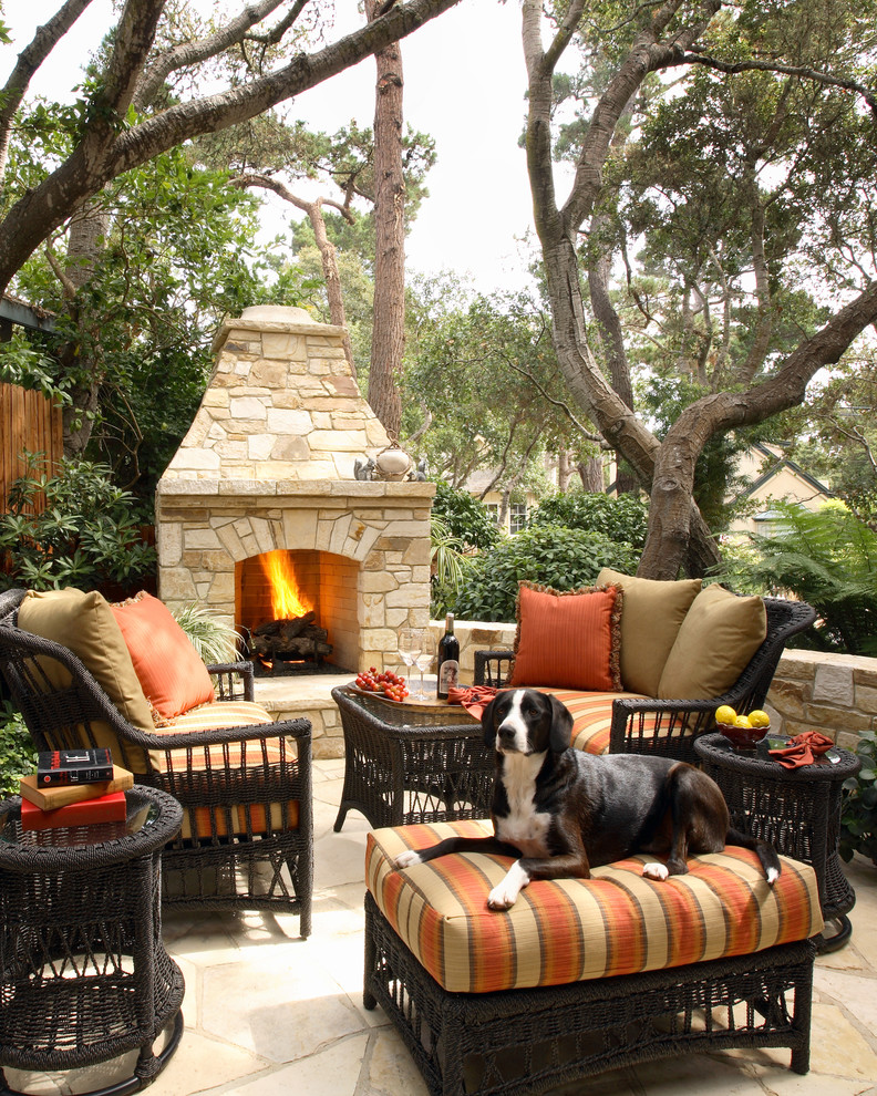 Outdoor Fireplace Plans Free Patio Traditional with Backyard Outdoor Outdoor Cushions