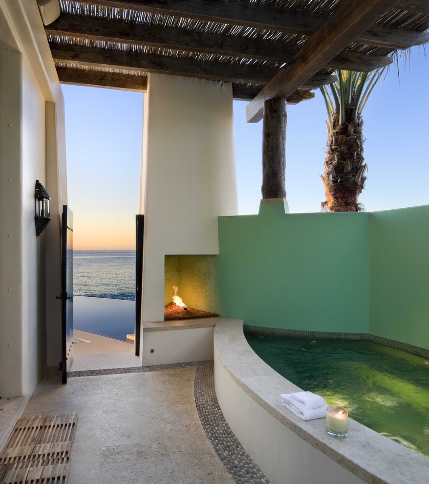 Outdoor Jacuzzi Ideas Patio Tropical with Covered Patio Entry Gate