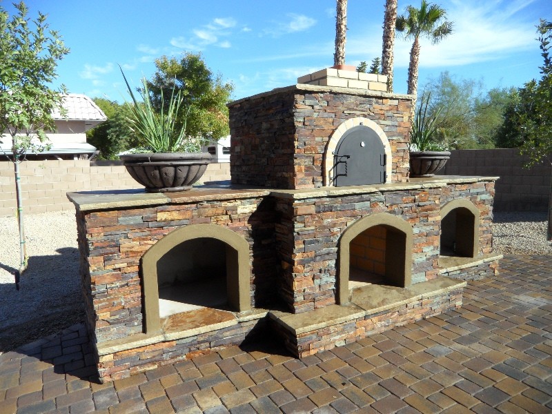 Outdoor Pizza Oven Fireplace Patio Mediterranean with Outdoor Pizza Oven Outdoor