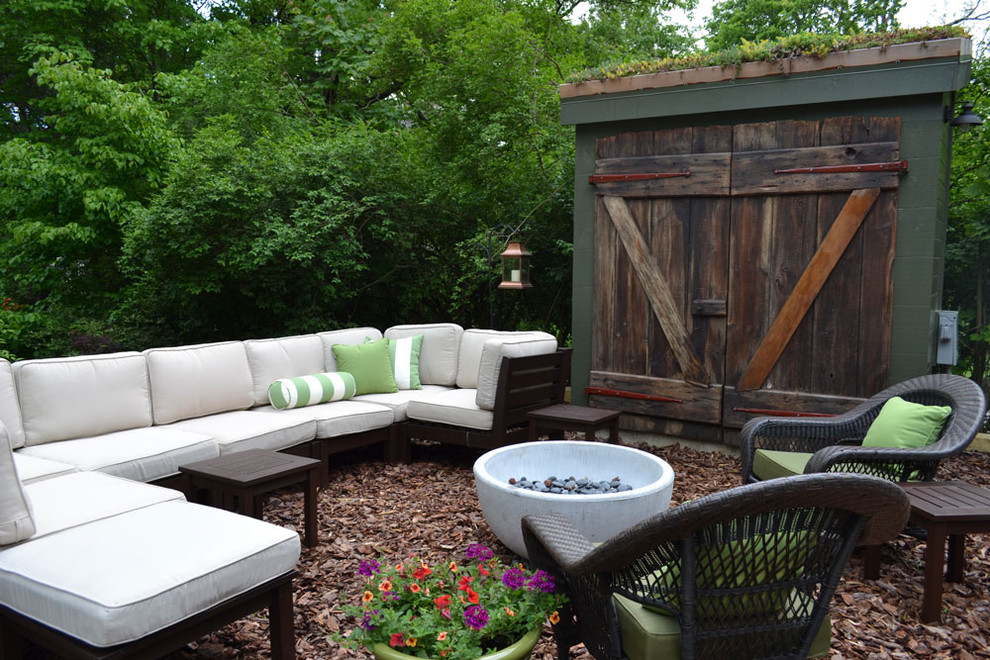 Outdoor Sectional Sofa Patio Eclectic with Barn Doors Bolster Pillow
