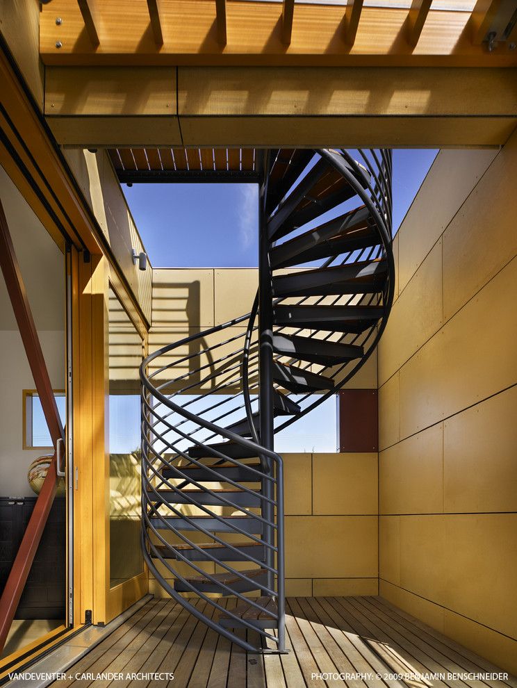 Outdoor Spiral Staircase Staircase Modern with Balcony Stair Exterior Stair