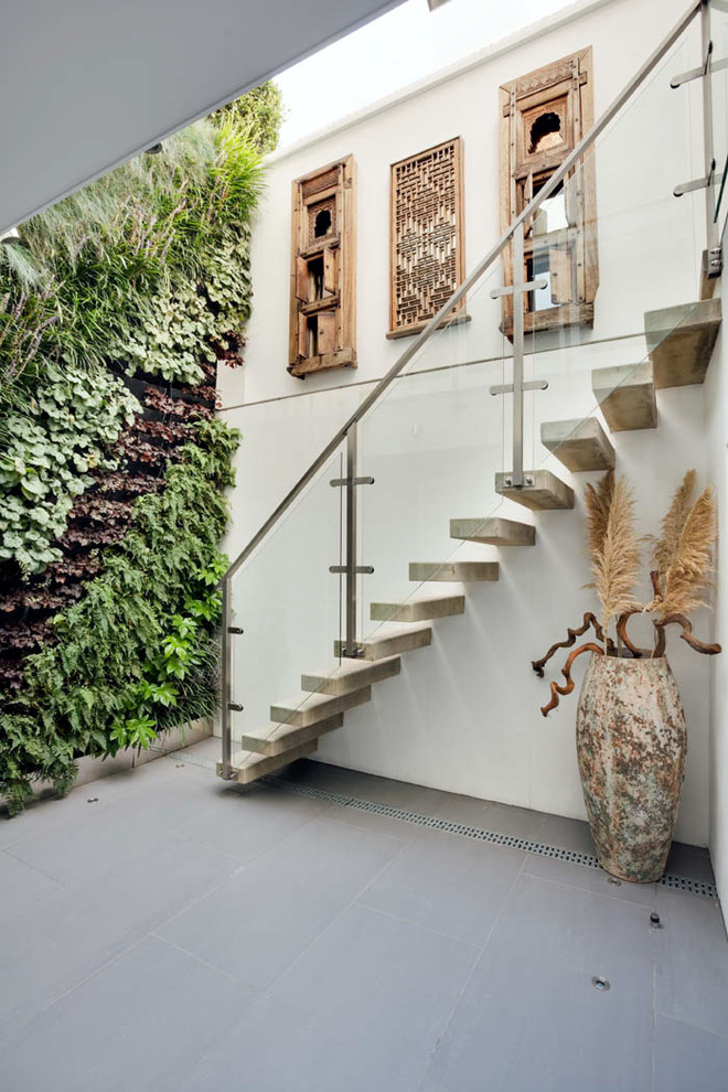 Outdoor Stair Railing Staircase Contemporary with Cantilevered Staircase Cantilevered Treads