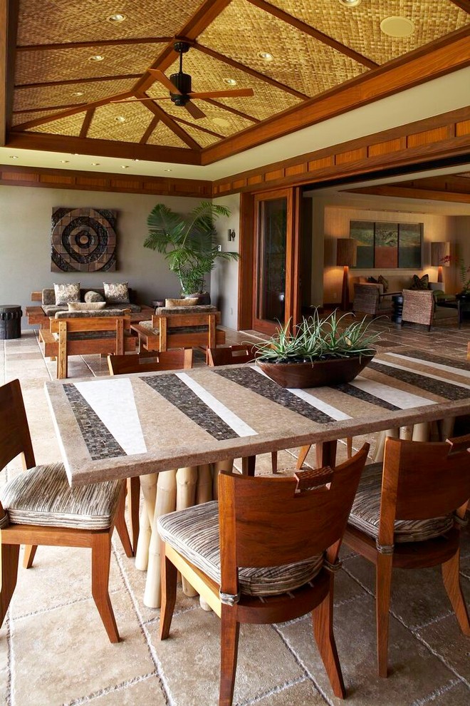 Outdoor Table Legs Dining Room Tropical with Custom Home Building Hawaii