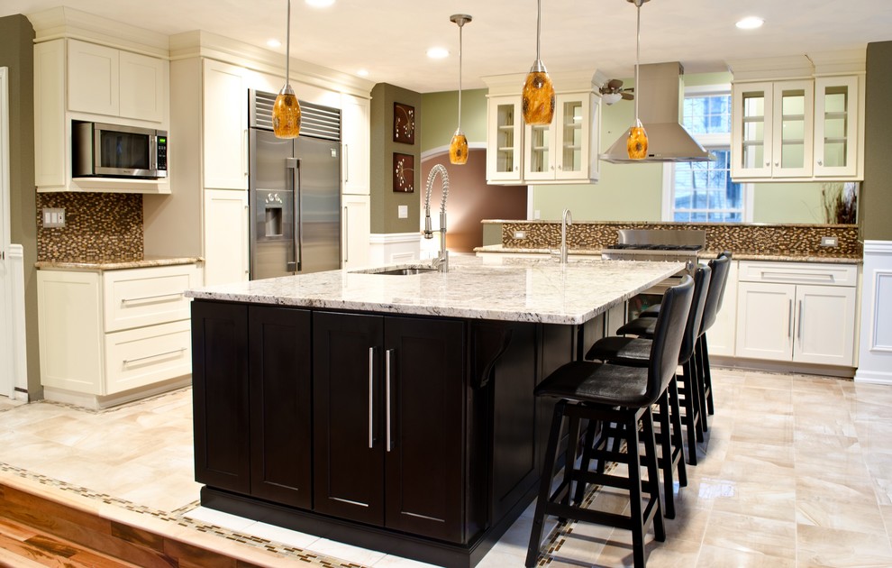 Outdoor Water Walls Kitchen Contemporary with None 