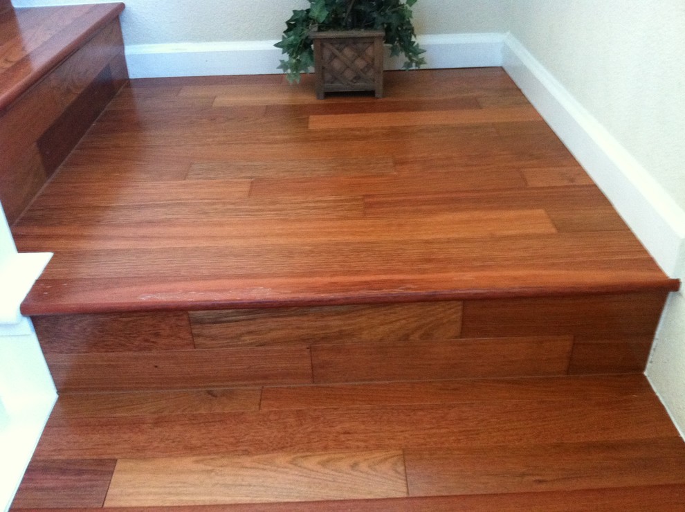 Oval Crystal Chandelier Staircase Contemporary with Steps with Planks And