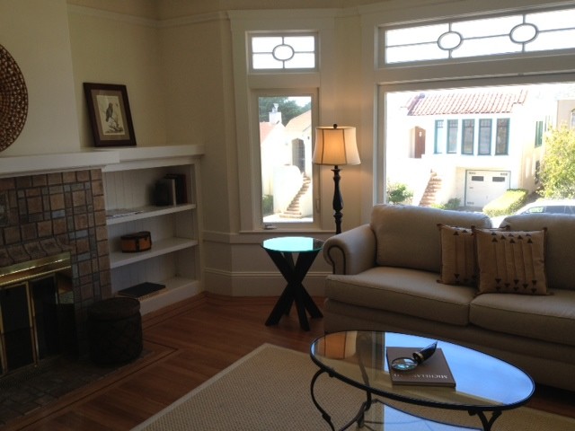 Oval Glass Coffee Table Spaces Transitional with Linen Sofa with Nailhead1